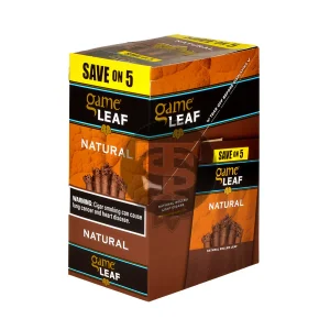 Game Leaf Cigarillos Save on 5 Natural 8 pack of 5