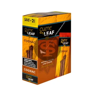 Game Leaf Cognac Cigarillos 15 Pouches of 2