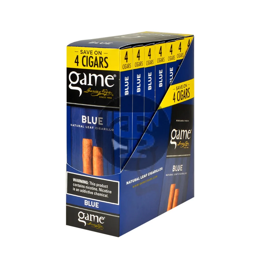 Game Vega Cigarillos 7 Packs of 4 Blue