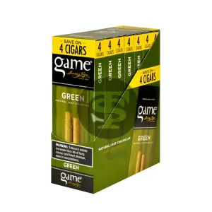 Game Vega Cigarillos 7 Packs of 4 Green
