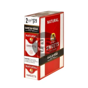Garcia Y Vega Foil Fresh Cigarillos 1.29 Sweet 15 Pouches of 2