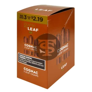 Game Leaf Cigarillos 3 for $2.19 Cognac 10 pack of 3