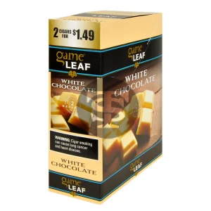 Game Leaf White Chocolate Cigarillos 2 for $1.49, 15 Pouches of 2