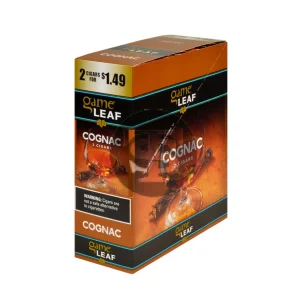 Game Leaf Cognac Cigarillos 2 for $1.49, 15 Pouches of 2