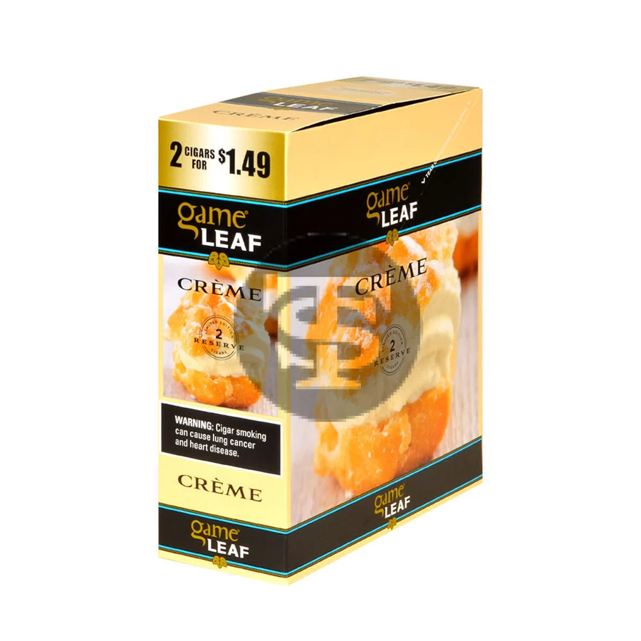 Game Leaf Creme Cigarillos 2 for $1.49, 15 Pouches of 2