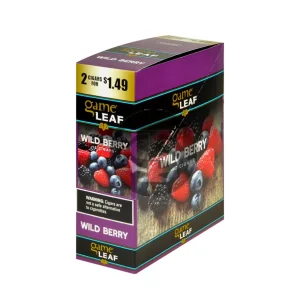 Game Leaf Wild Berry Cigarillos 2 for $1.49, 15 Pouches of 2