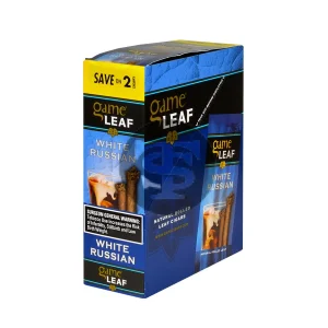 Game Leaf White Russian Cigarillos 15 Pouches of 2