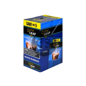 Game Leaf Cigarillos Save on 5 White Russian 8 pack of 5