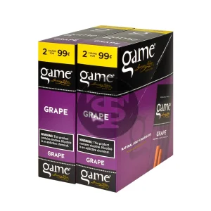 Game Vega Cigarillos Grape Foil 2 for 99 Cents 30 Pouches of 2