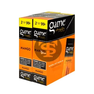 Game Vega Cigarillos Mango Foil 2 for 99 Cents 30 Pouches of 2