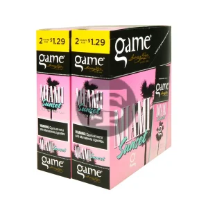 Game Vega Cigarillos Miami Sunset Foil 2 for $1.29 30 Pouches of 2