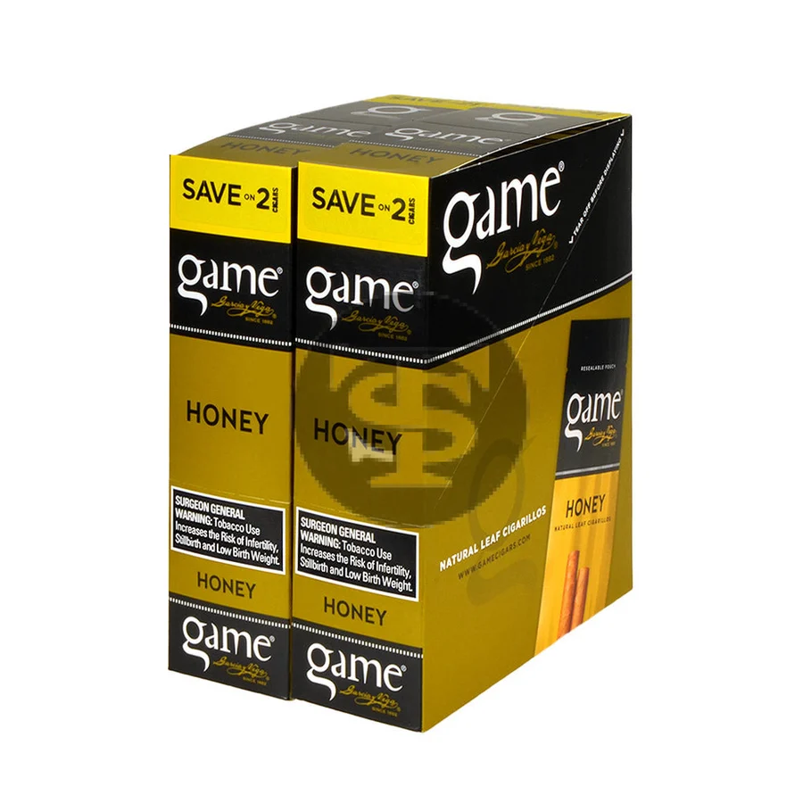 Game Vega Cigarillos Honey Foil 30 Pouches of 2
