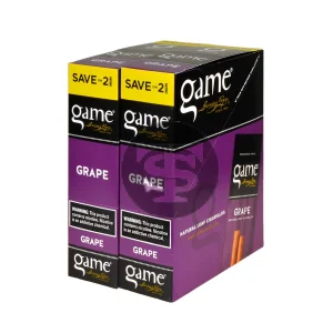 Game Vega Cigarillos Grape Foil 30 Pouches of 2