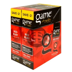 Game Vega Cigarillos Red Ruby Foil 30 Pouches of 2