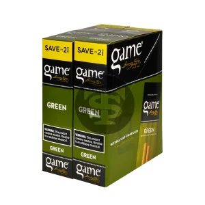 Game Vega Cigarillos Green Foil 30 Pouches of 2