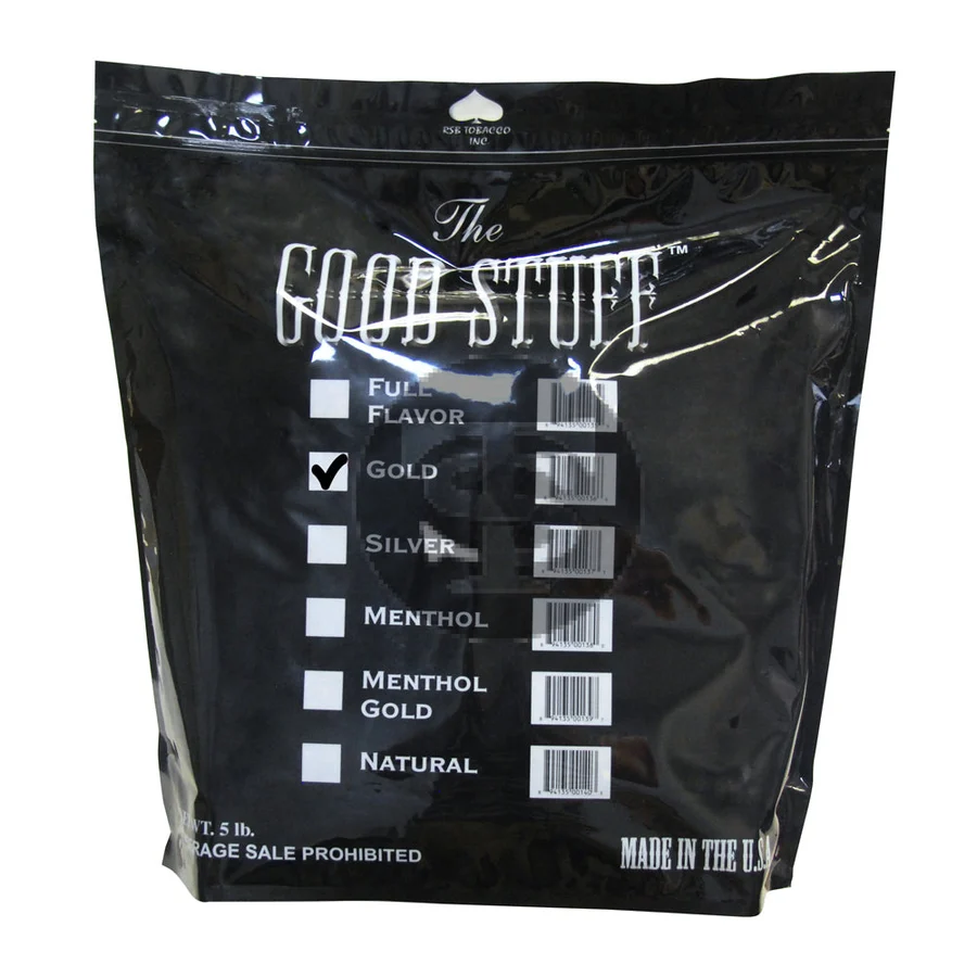 208 Good Stuff Gold Pipe Tobacco 5 Lb. Bag