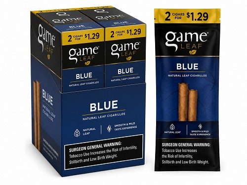Game Foil Fresh Cigarillos Blue 2 for $1.29 Pre-Priced