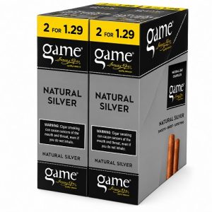 Game Foil Fresh Cigarillos Natural Silver 2 for $1.29