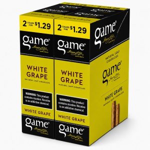 Game FoilFresh Cigarillos White Grape 2 for 1.29