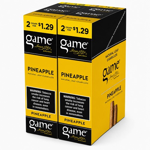 Game Foil Fresh Cigarillos Pineapple 2 for $1.29 Pre -Priced