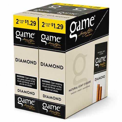 Game Foil Fresh Cigarillos Diamond 2 for $1.29