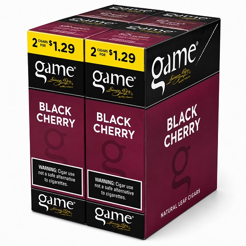 Game Foil Fresh Cigarillos Black Cherry 2 for $1.29