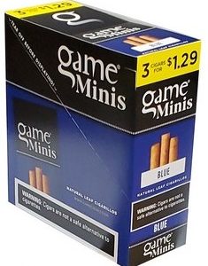 Game MINI Cigarillos Blue 3 for $1.29