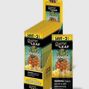 Game Leaf Cigarillos Pineapple 15 Pouches of 2