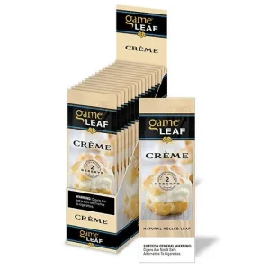 Game Leaf Cigars Creme 15 Pouches of 2