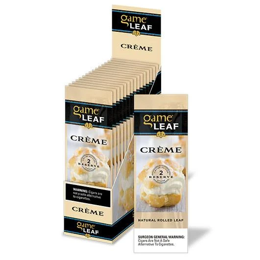 Game Leaf Cigars Creme 15 Pouches of 2