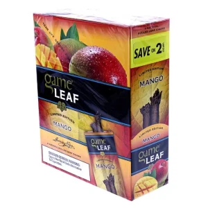 Game Leaf Cigars Mango 15 Pouches of 2