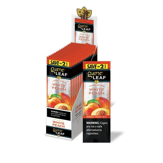 Game Leaf Cigars White Russian 15 Pouches of 2