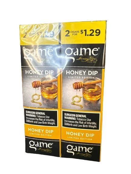Game Cigarillos Foil Iced Donut 30 Pouches of 2