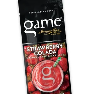 Game Cigarillos Foil Strawberry Colada 30 Packs of 2